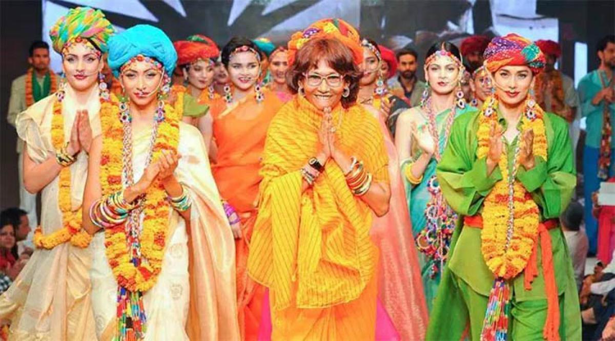 Khadi gets a trendy twist at Rajasthan Heritage Week